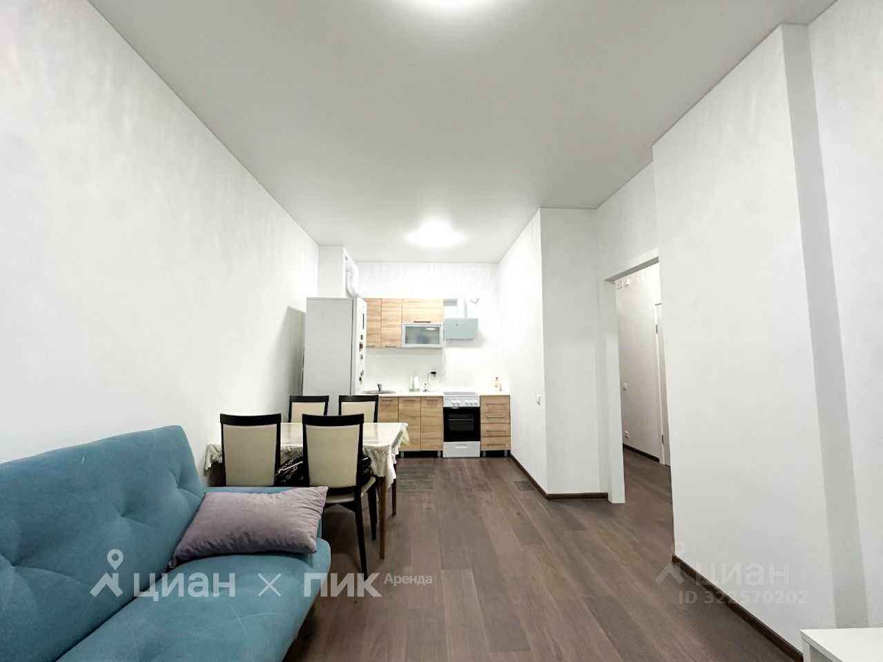 1-комнатная квартира, 39 м² — фотография 3