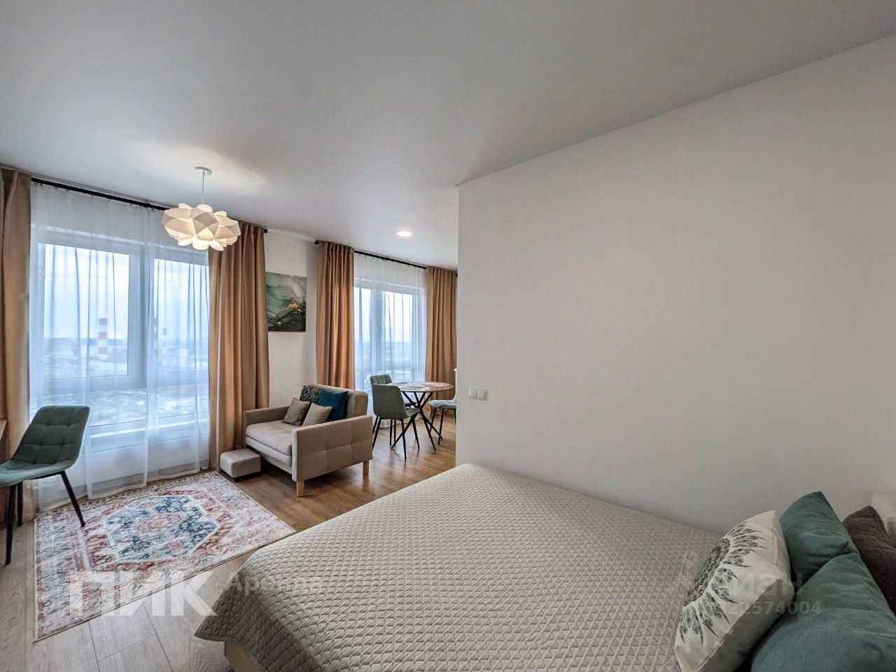 1-комнатная квартира, 33,7 м²