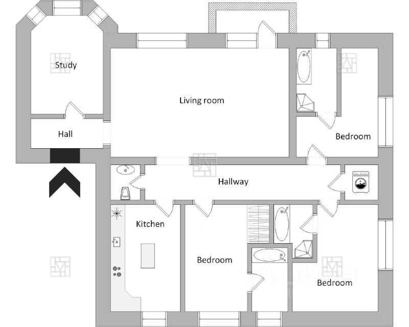 5-комнатная квартира, 220 м² — фотография 2