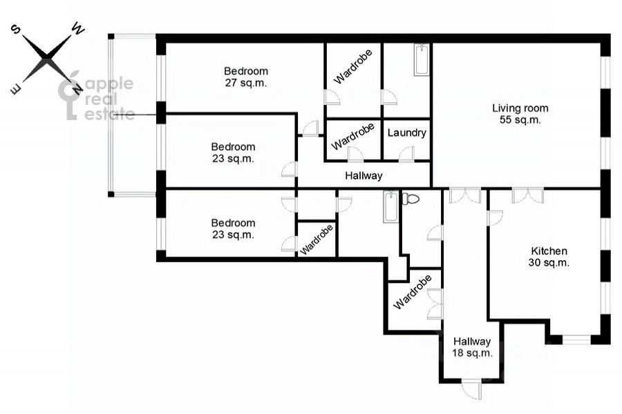 4-комнатная квартира, 250 м² — фотография 2