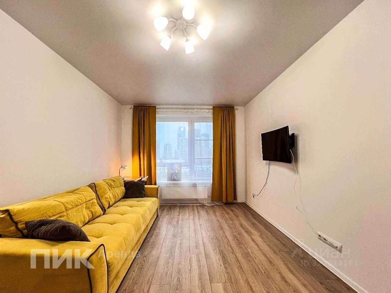 1-комнатная квартира, 39,5 м²