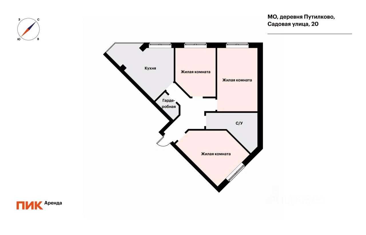 3-комнатная квартира, 85,5 м² — фотография 2