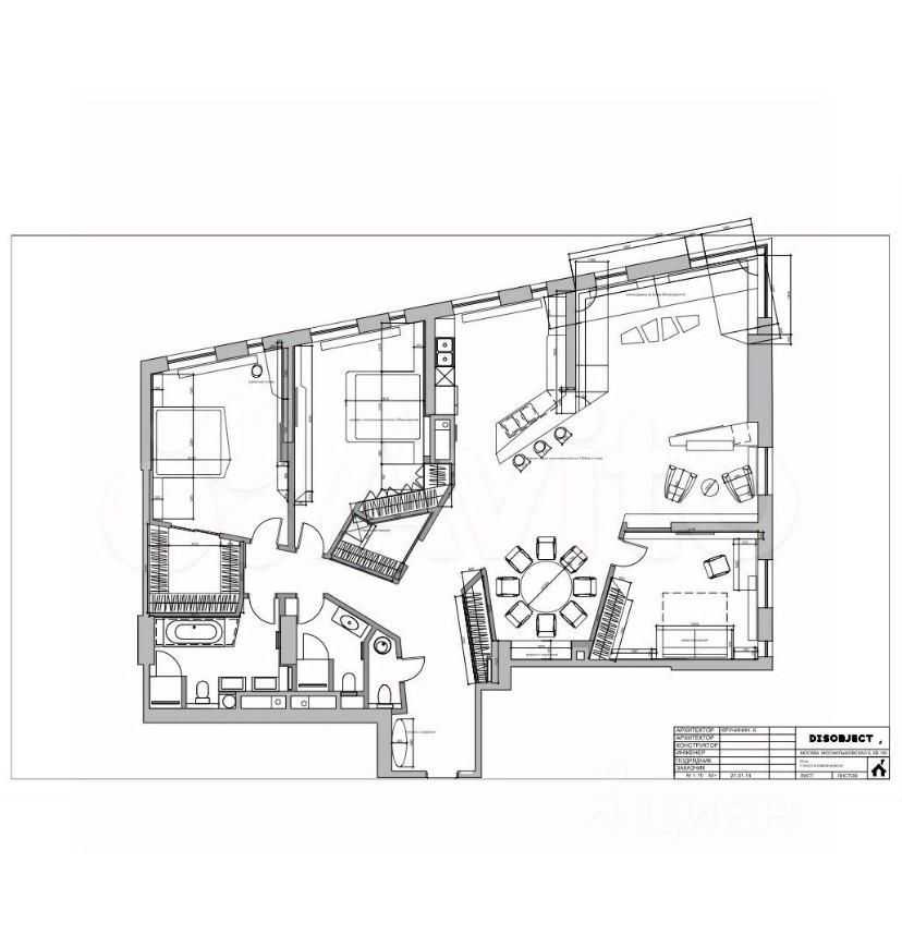 4-комнатная квартира, 210,8 м² — фотография 2