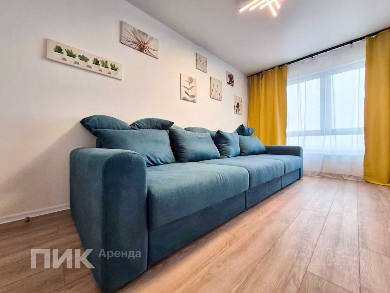 1-комнатная квартира, 33,7 м²