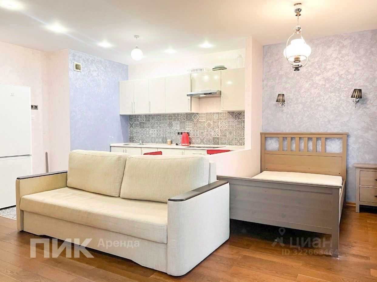 1-комнатная квартира, 37,6 м²
