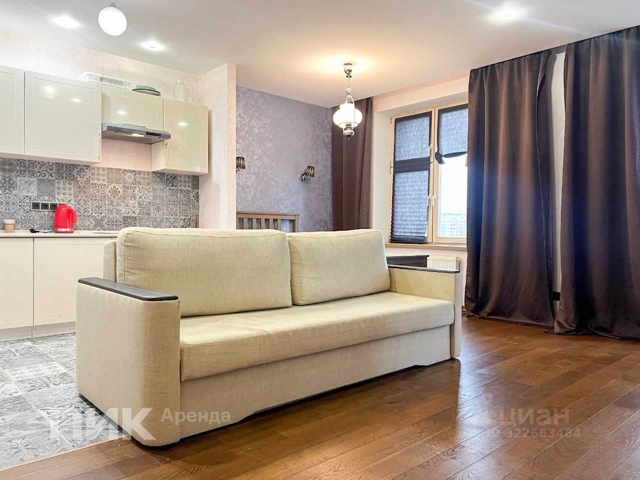 1-комнатная квартира, 37,6 м² — фотография 2
