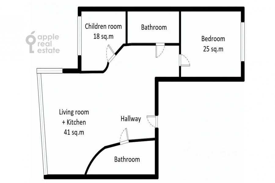 3-комнатная квартира, 150 м² — фотография 2