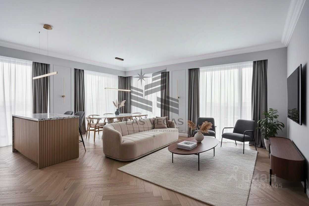 3-комнатная квартира, 108 м²