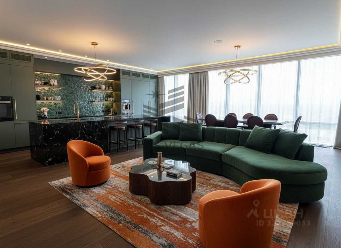 3-комнатная квартира, 153 м²