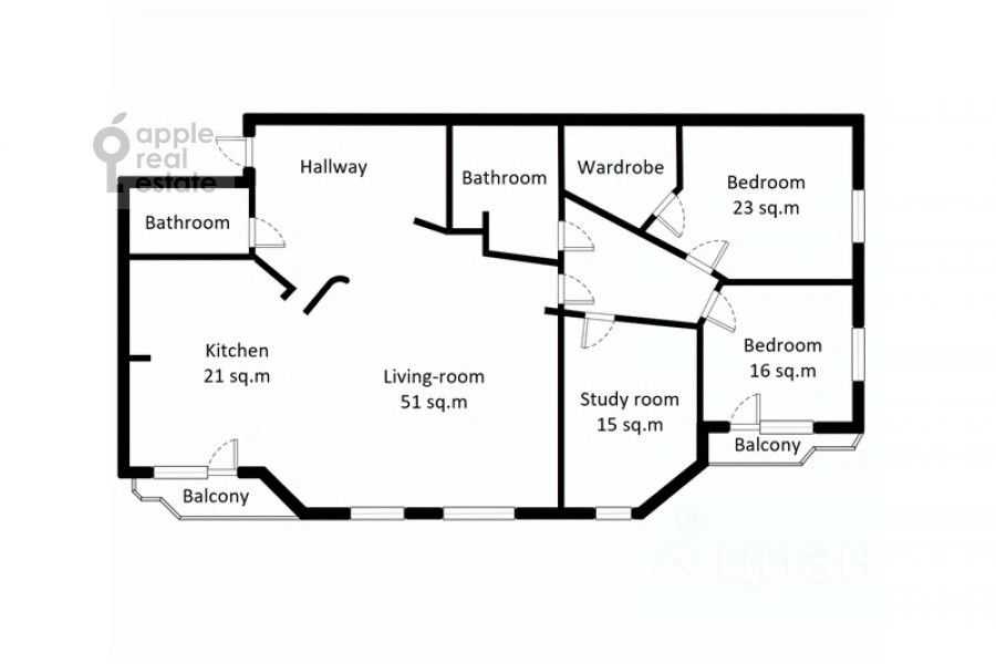 4-комнатная квартира, 185 м² — фотография 2
