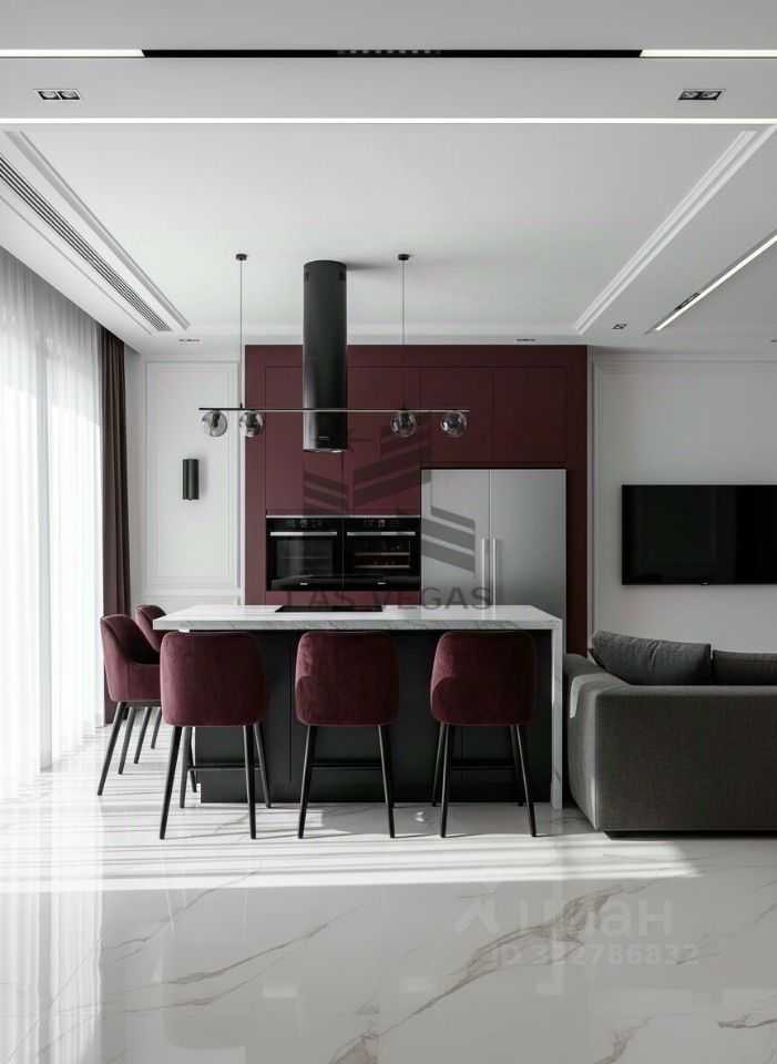 4-комнатная квартира, 136 м²