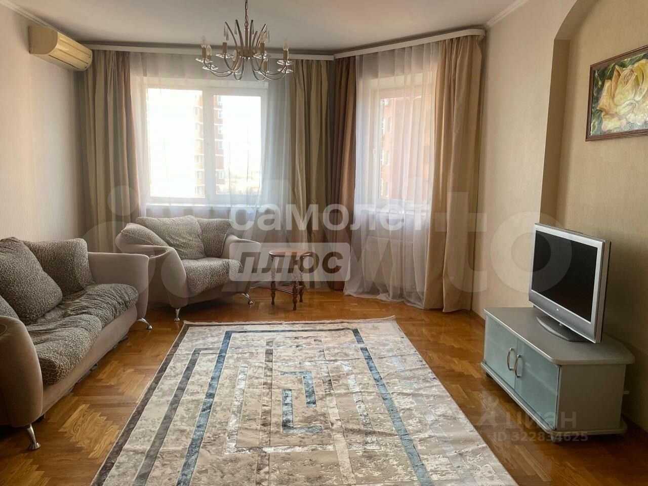 3-комнатная квартира, 96 м²