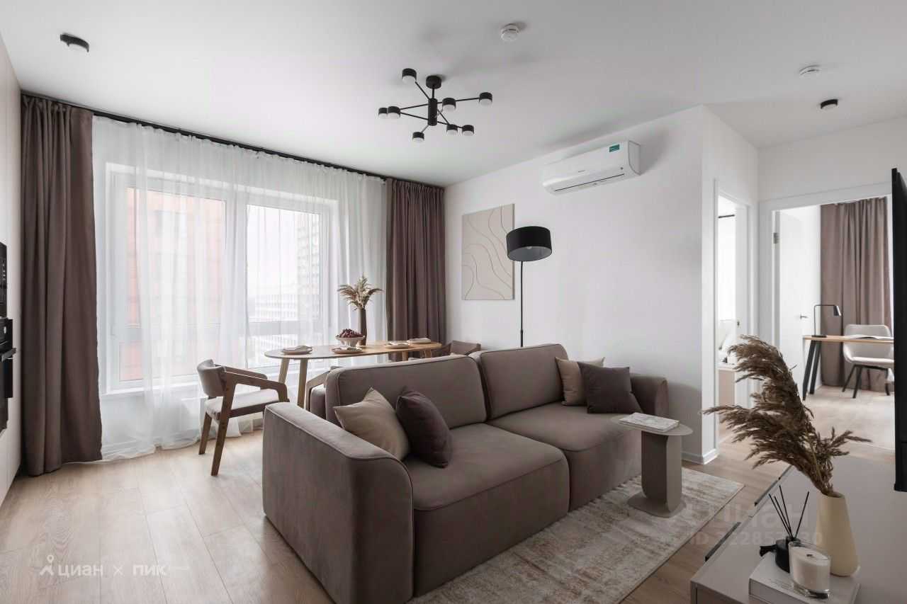 2-комнатная квартира, 51,7 м² — фотография 3