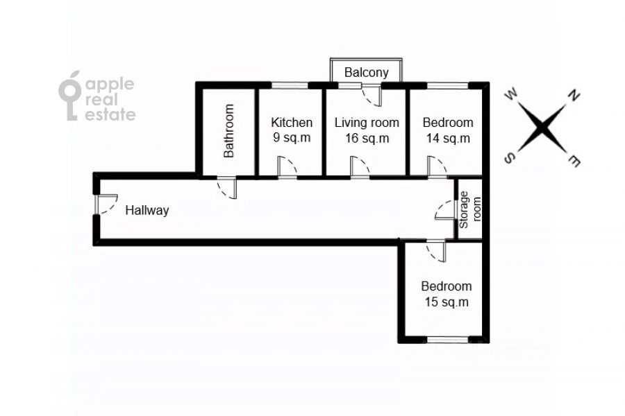 3-комнатная квартира, 81 м² — фотография 2
