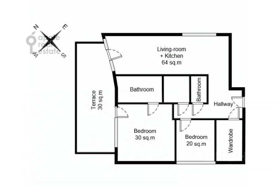 3-комнатная квартира, 170 м² — фотография 2
