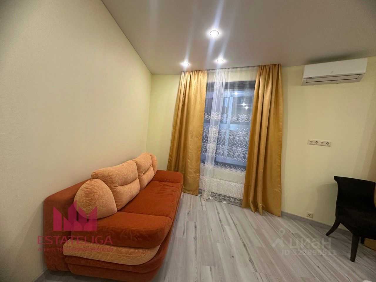 1-комнатная квартира, 21,5 м²