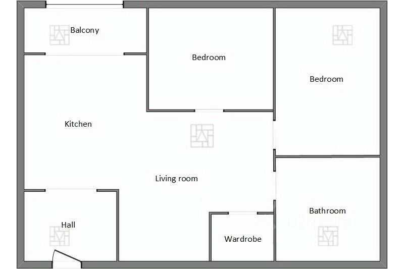 3-комнатная квартира, 80 м² — фотография 2