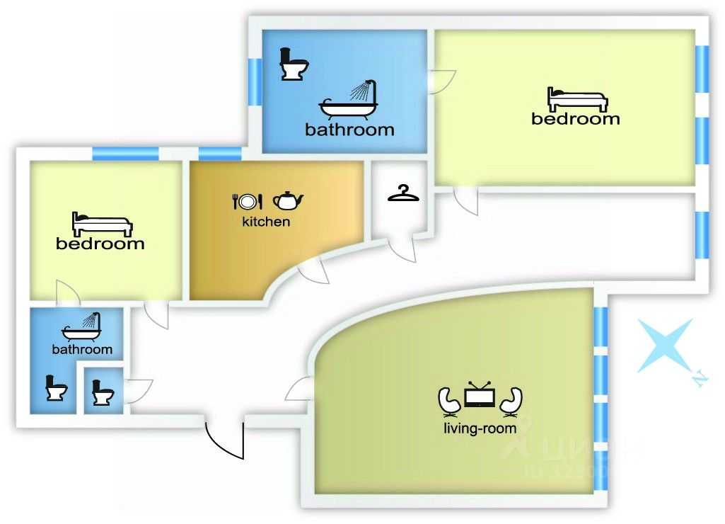 4-комнатная квартира, 170 м² — фотография 2