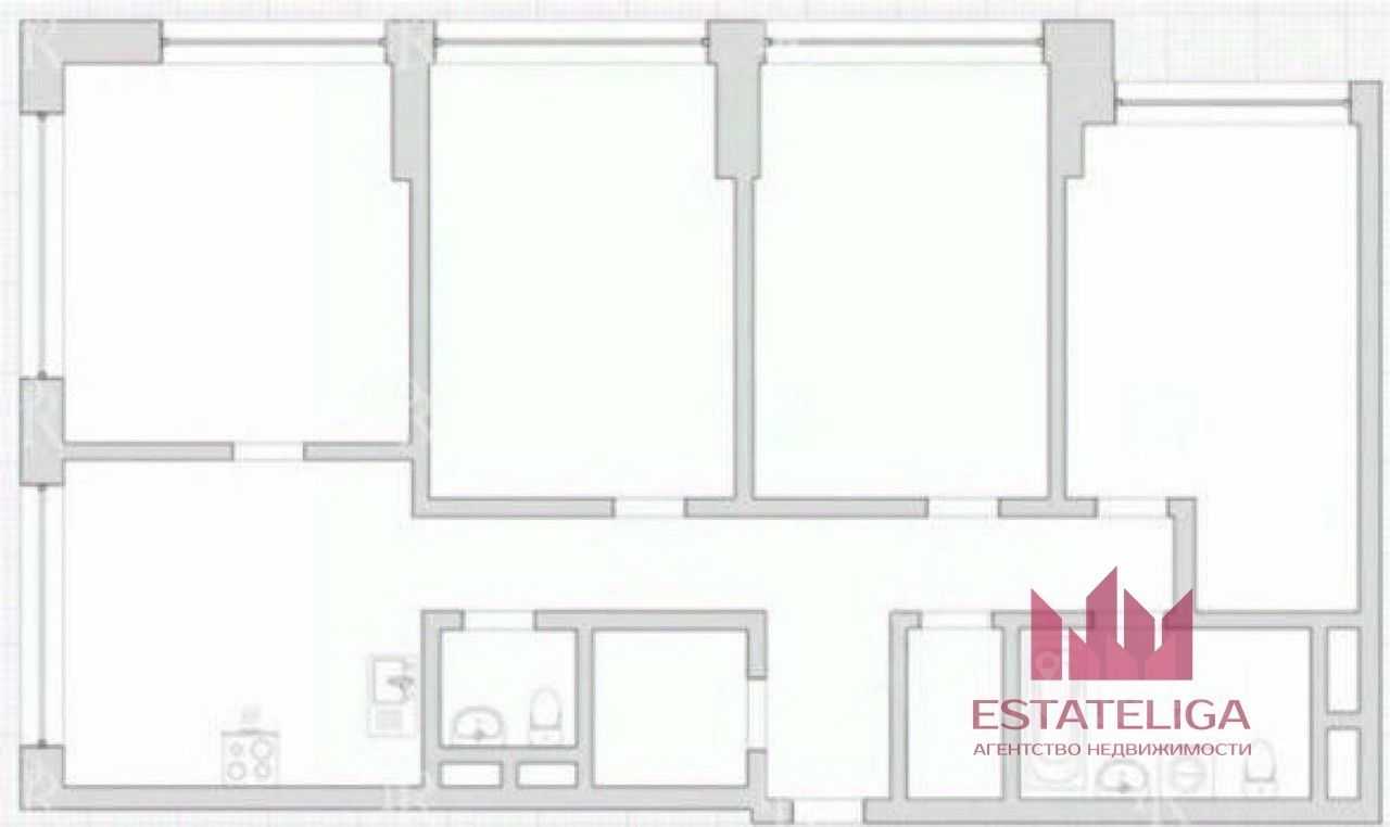 4-комнатная квартира, 108 м² — фотография 2