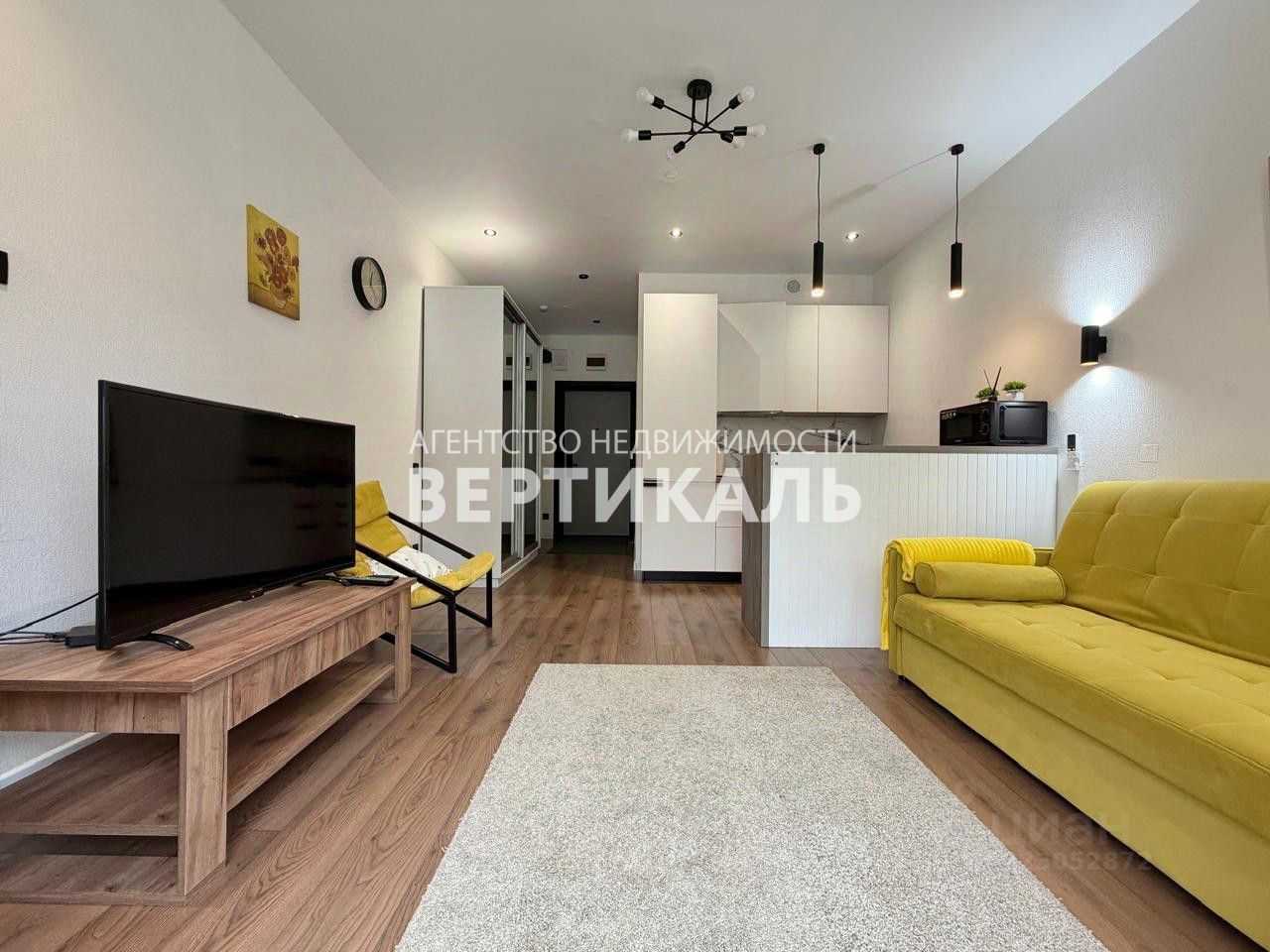 1-комнатная квартира, 27 м²