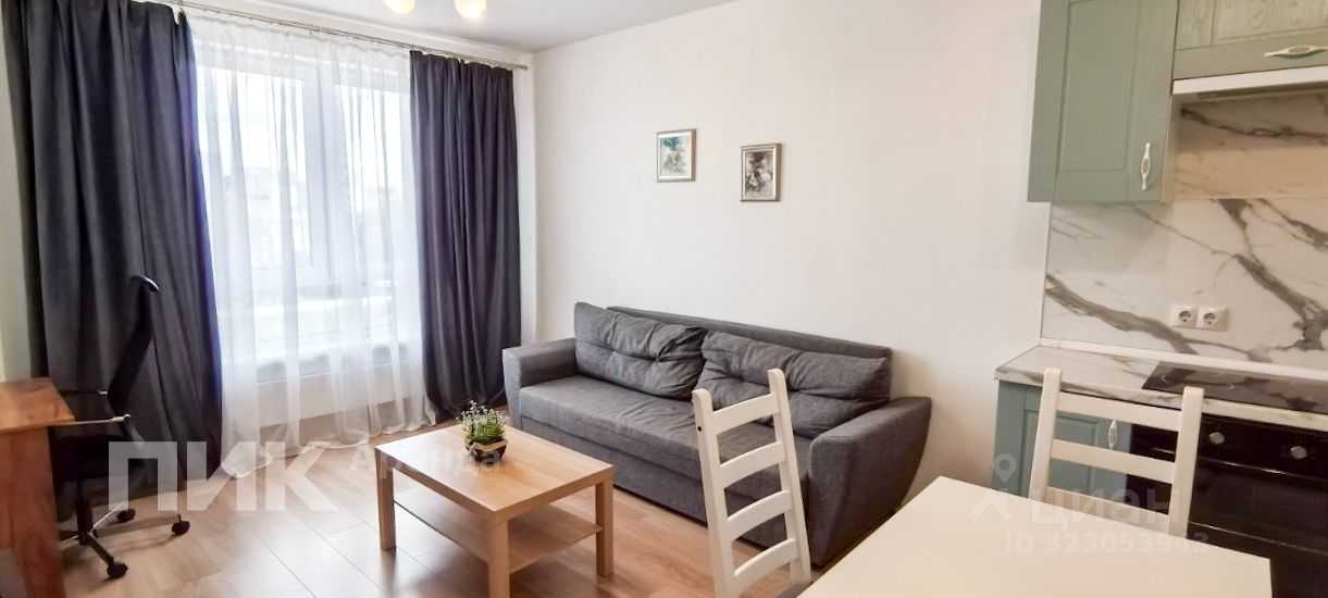 1-комнатная квартира, 39,2 м²