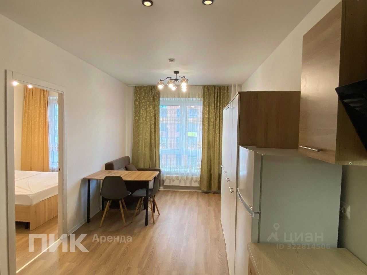 1-комнатная квартира, 31,7 м²