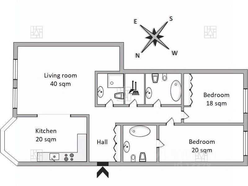 3-комнатная квартира, 150 м² — фотография 2