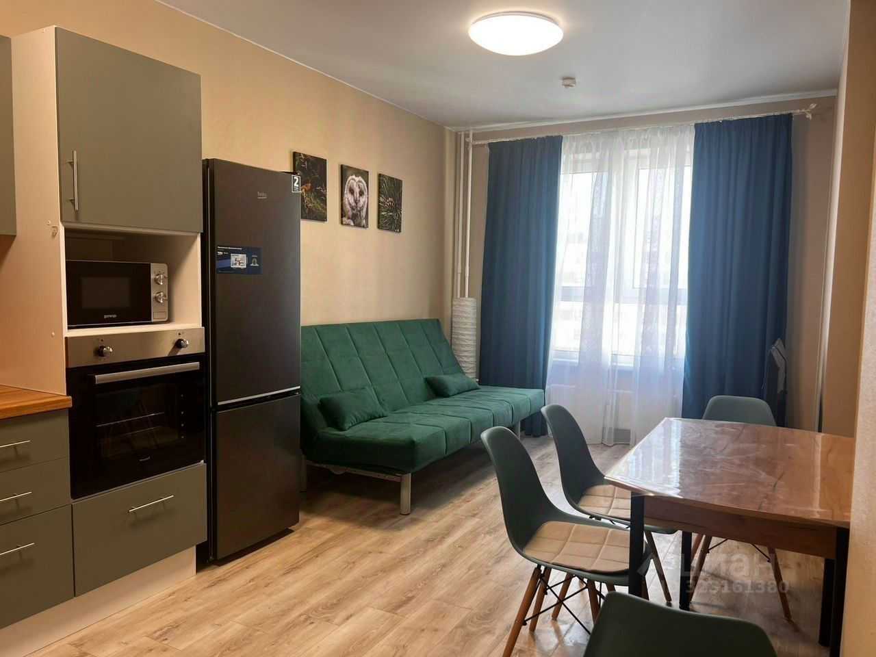 3-комнатная квартира, 76 м²