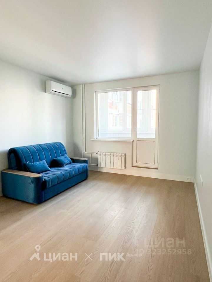 1-комнатная квартира, 37 м²