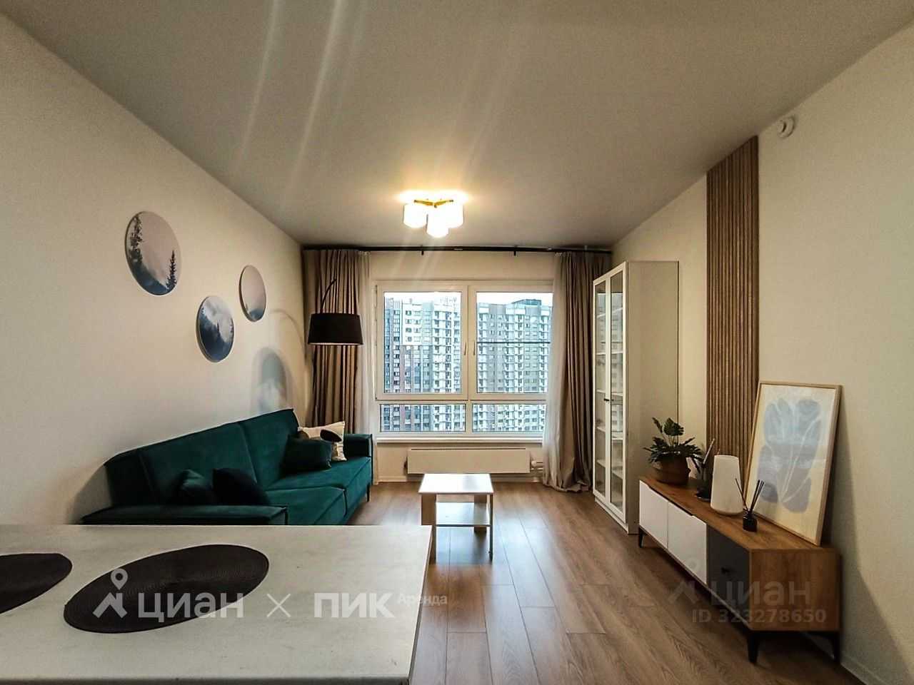 1-комнатная квартира, 39,6 м²