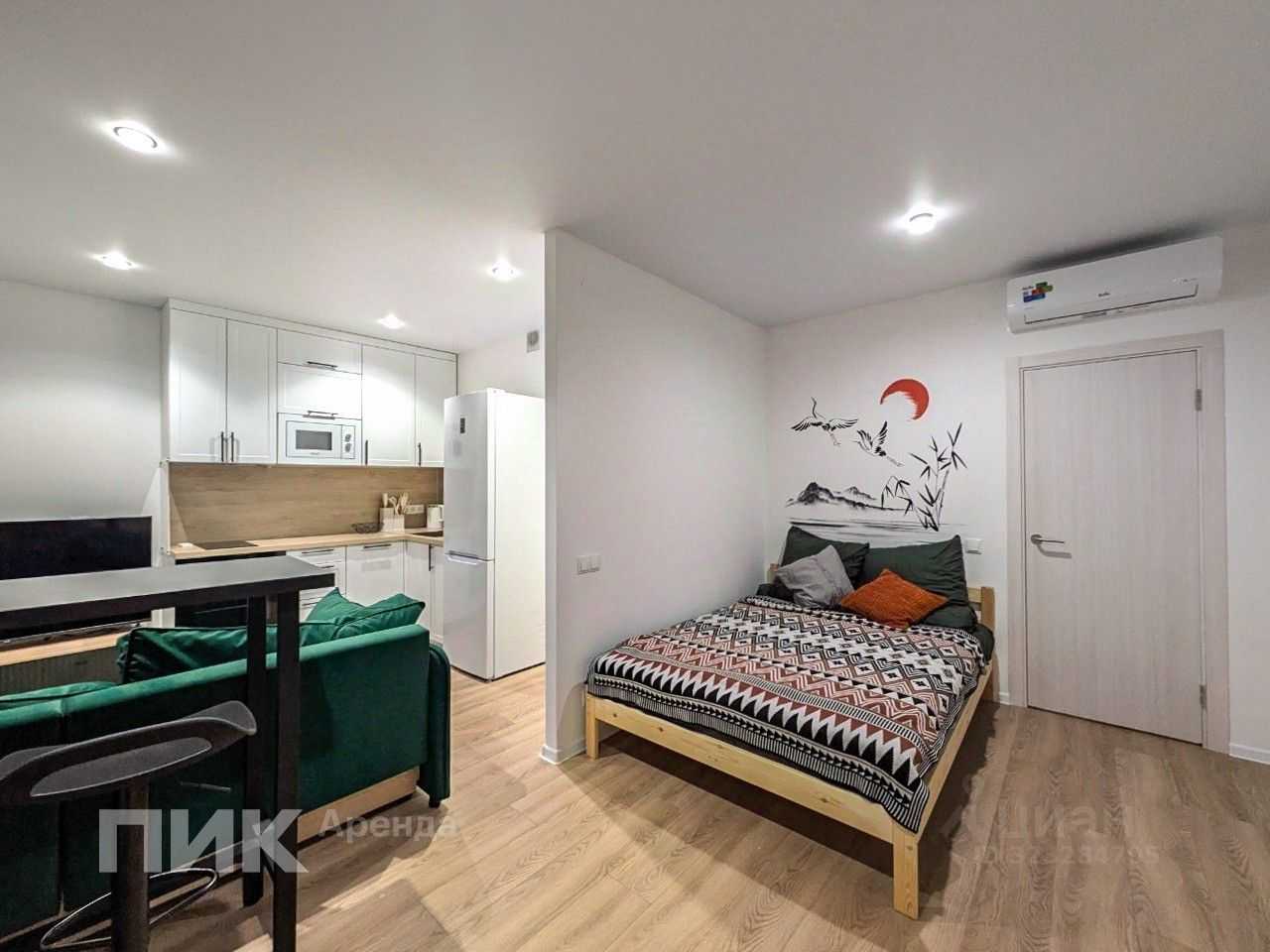 1-комнатная квартира, 33,7 м²