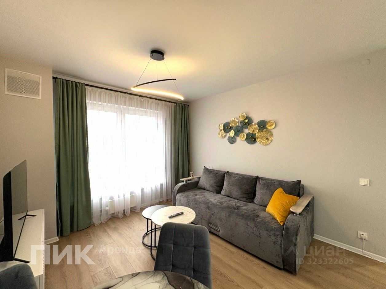 1-комнатная квартира, 39,6 м²