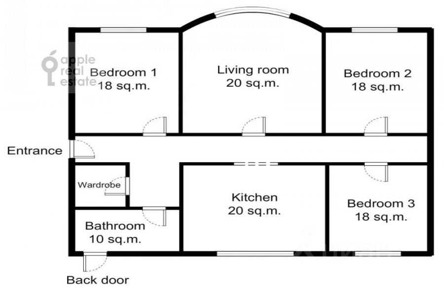 4-комнатная квартира, 130 м² — фотография 2