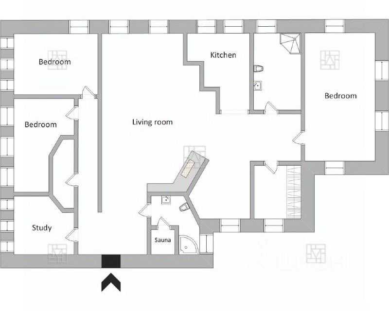 5-комнатная квартира, 200 м² — фотография 2