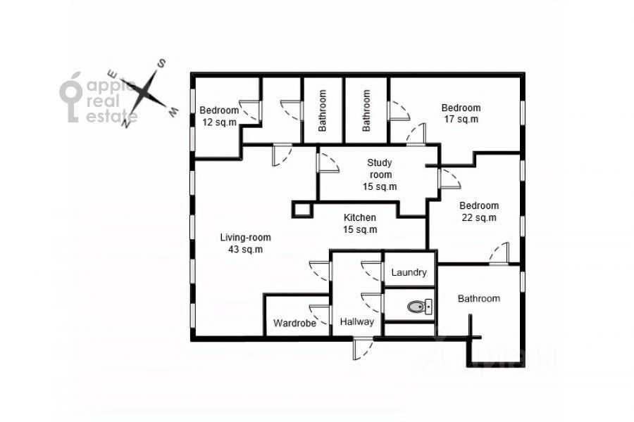 5-комнатная квартира, 178 м² — фотография 2