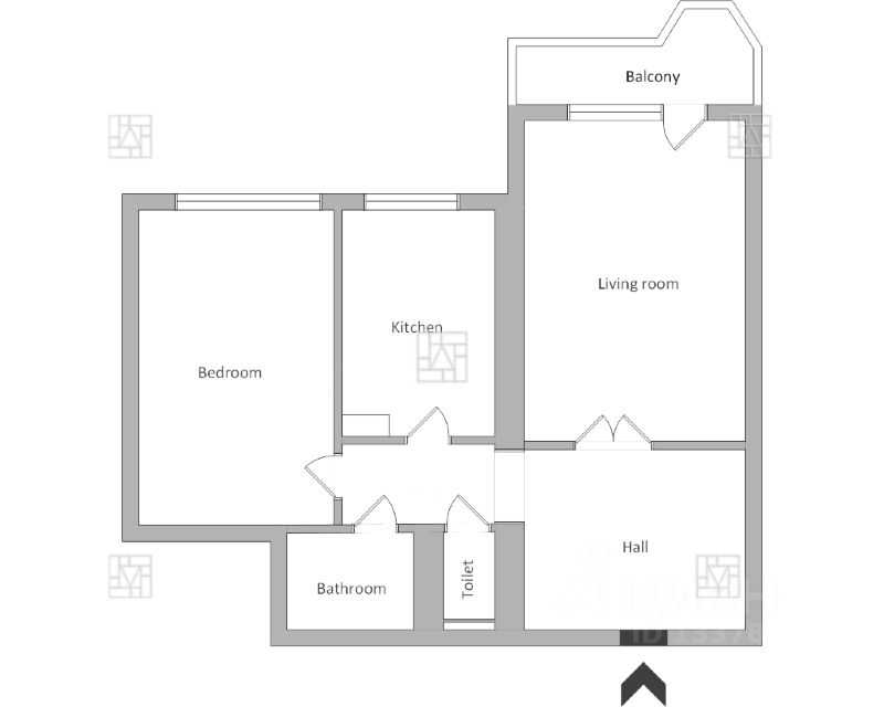 2-комнатная квартира, 75 м² — фотография 2