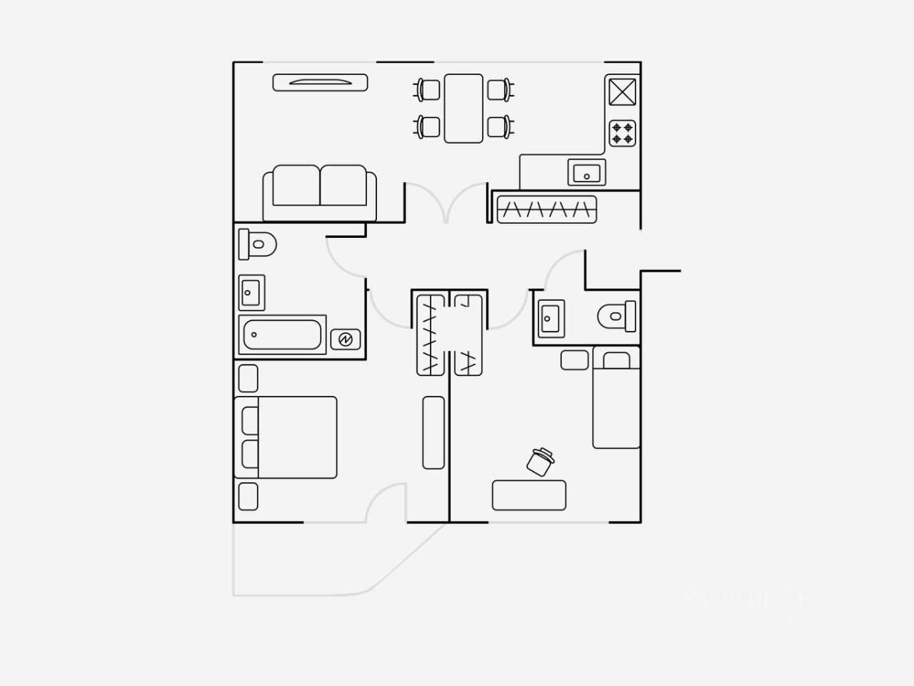 3-комнатная квартира, 79 м² — фотография 2