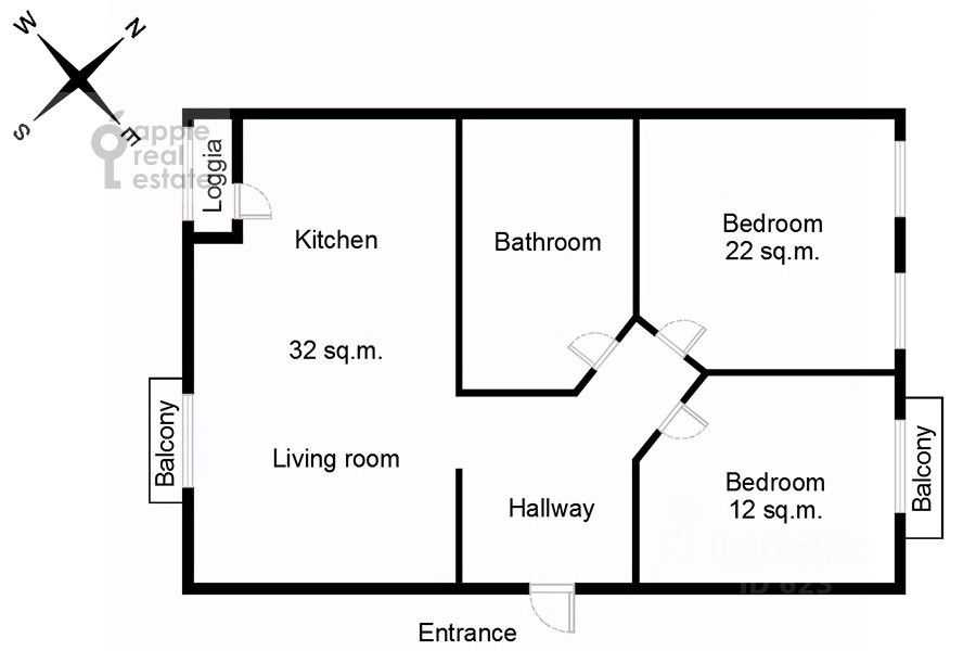 3-комнатная квартира, 92 м² — фотография 2