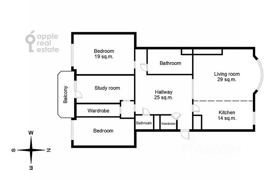 4-комнатная квартира, 136 м² — фотография 2
