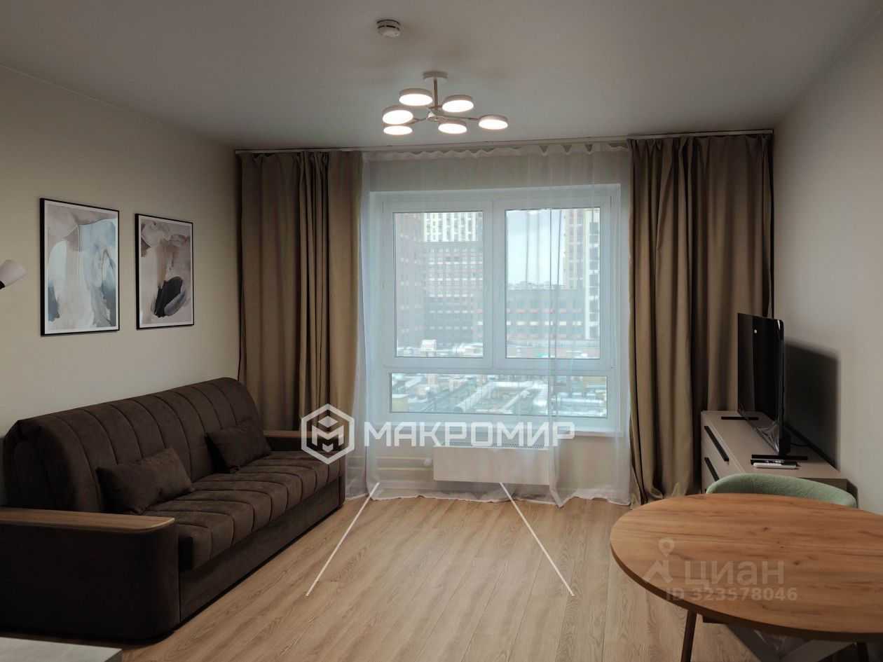 1-комнатная квартира, 23,3 м²