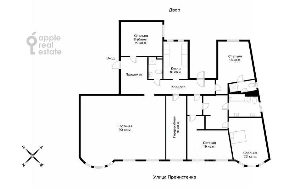 5-комнатная квартира, 250 м² — фотография 2