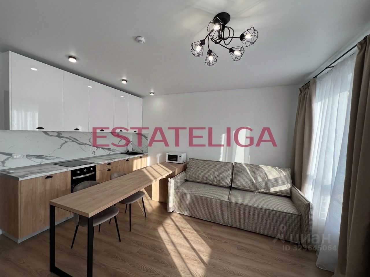 1-комнатная квартира, 27,4 м²