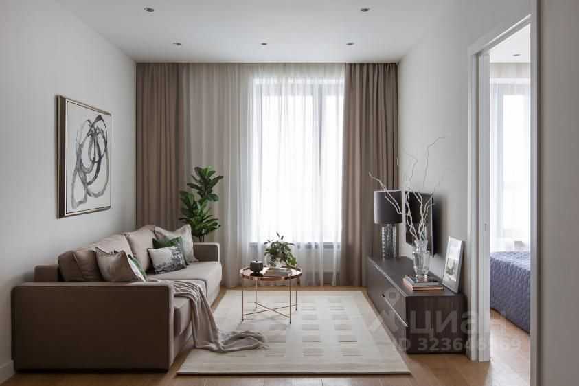 2-комнатная квартира, 56 м² — фотография 3