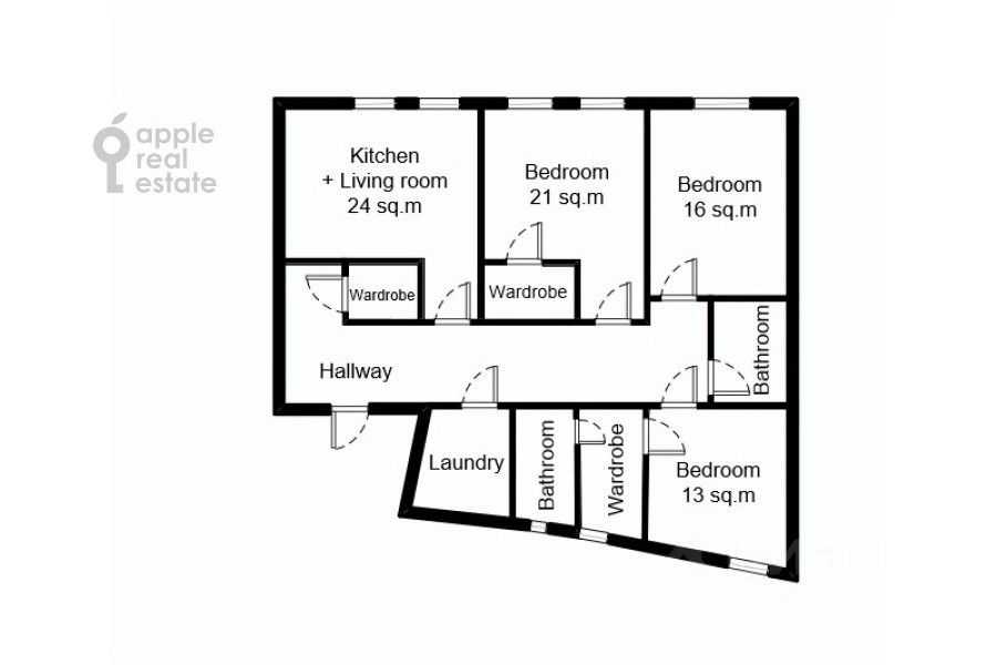 4-комнатная квартира, 125 м² — фотография 2