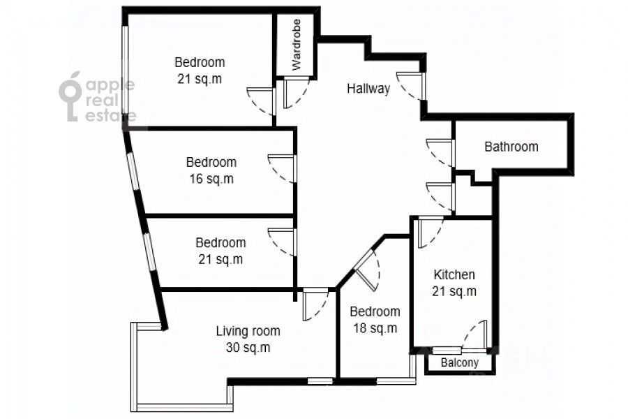5-комнатная квартира, 222 м² — фотография 2