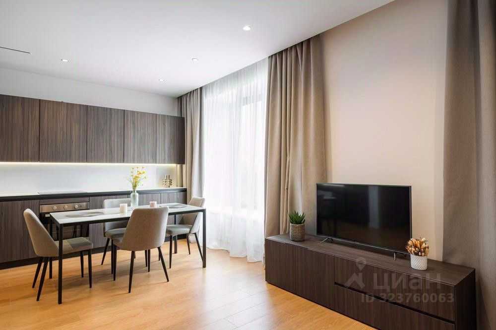 1-комнатная квартира, 46 м²