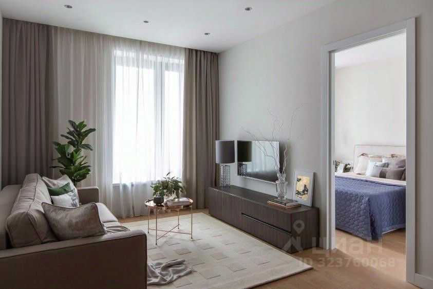 2-комнатная квартира, 57 м² — фотография 3