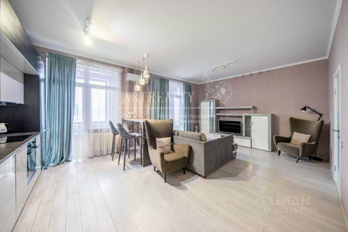 1-комнатная квартира, 44 м² — фотография 2