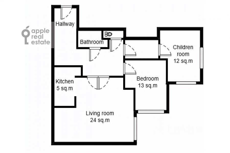 3-комнатная квартира, 87 м² — фотография 2