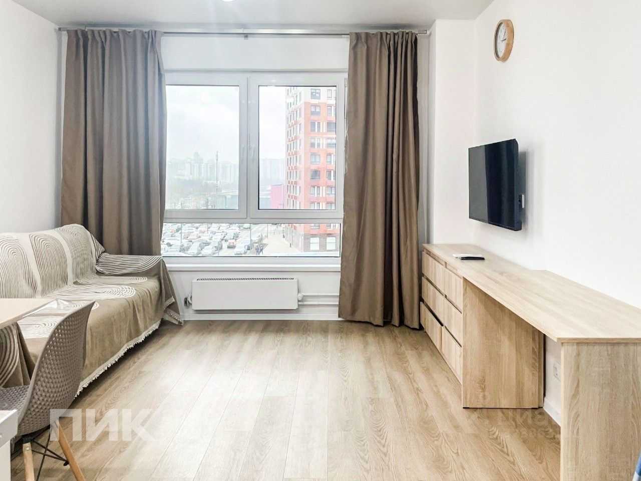 1-комнатная квартира, 21,5 м²